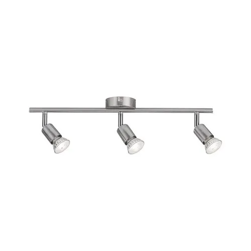 Oprawa ścienno-sufitowa CAROLINA GU10 max. 3x10W 230V nikiel mat / metal Paulmann PL66745 Wysoka jakość