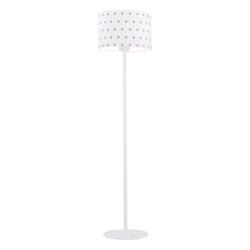 Bestseller Lampa podłogowa biała noga biały abażur z gwiazdkami Argon 4129 Magic E27 158cm