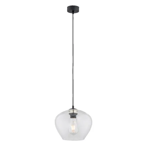 Bezpieczne zakupy Lampa wisząca z szklanym kloszem Argon 4043 Kalimera E27 24cm x 110cm