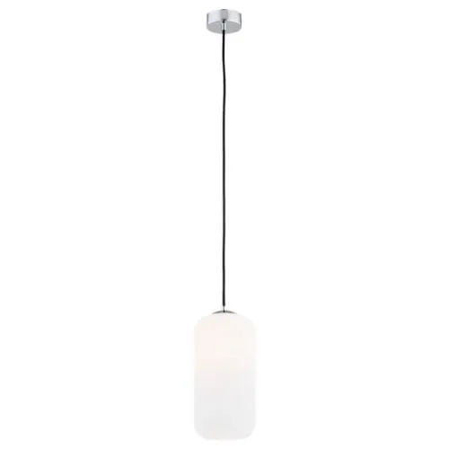 Najlepsza cena Lampa wisząca z szklanym kloszem Argon 4038 Kalimera E27 14cm x 110cm opal chrom