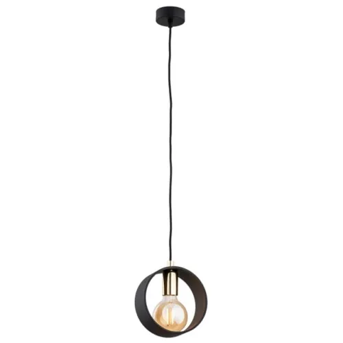 Lampa wisząca obręcz Argon 4067 Amadora E27 18cm x 100cm czarny mosiądz Sprawdź teraz