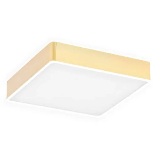 Najlepsza cena Lampa sufitowa kwadratowy złoty plafon Argon 4050 Atlantis LED 15W 3000K 25cm