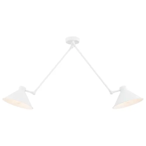 Bestseller Lampa sufitowa dwa klosze na ramionach z przegubami Argon 861 Altea 2xE27 biały