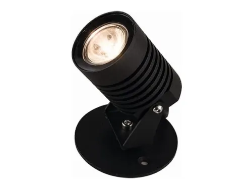 Czarny zewnętrzny reflektorek lampa stojąca Nowodvorski 9101 Spike LED S 3W 3000K IP54 Okazja