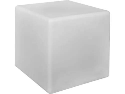 Zewnętrzna lampa stojąca świecąca kostka do ogrodu Nowodvorski 8966 Cumulus Cube M E27 IP44 38cm Szybka wysyłka