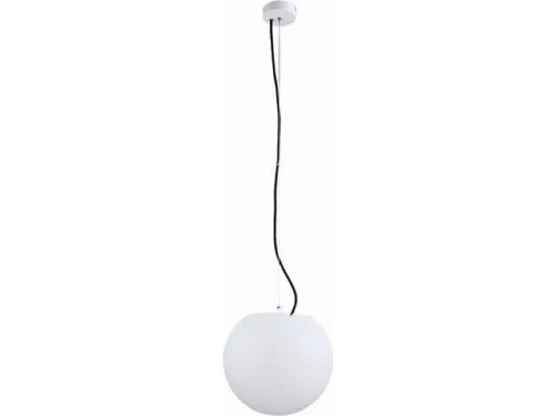 Zewnętrzna lampa wisząca biała świecąca kula na taras Nowodvorski 9751 Cumulus S E27 IP65 30cm x 140cm Bestseller