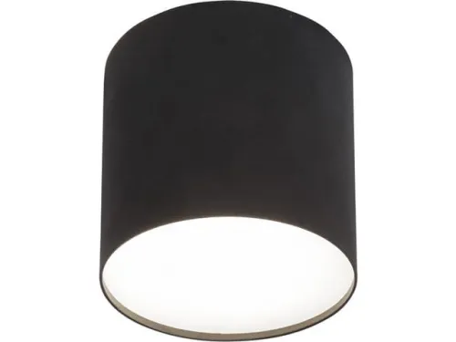 Bezpieczne zakupy Czarna lampa sufitowa tuba walec spot Nowodvorski 6526 Point Plexi M GU10 13cm x 12,7cm