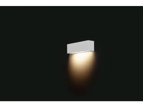 Biała lampa ścienna kinkiet prostokątny Nowodvorski 6345 Straight Wall XS E14 Okazja