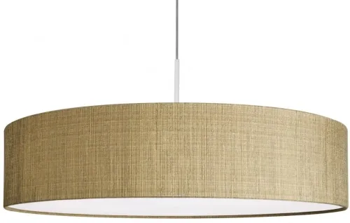 Lampa wisząca do sypialni złoto biały okrągły abażur Nowodvorski 8950 Turda IV 3xE27 65cm x 110cm Wyjątkowa oferta