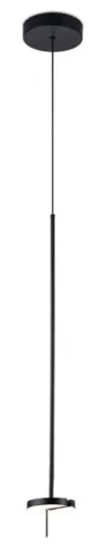 Wyprzedaż Czarna minimalistyczna lampa wisząca ściemnialna Grok Lighting 00-5693-05-05 Invisible LED 9W 3000K CRI90