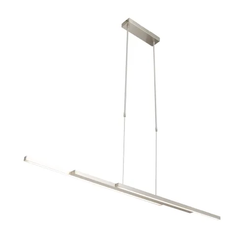 Srebrna nowoczesna lampa wisząca listwa Steinhauer 7970ST Zelena LED 2x16W + 2x4,2W 3000K 140cm Super okazja