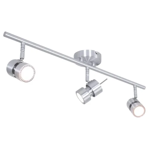 Srebrna nowoczesna listwa sufitowa ruchome reflektory Steinhauer 7903ST Natasja LED 3x7W 2700K 68cm Oferta