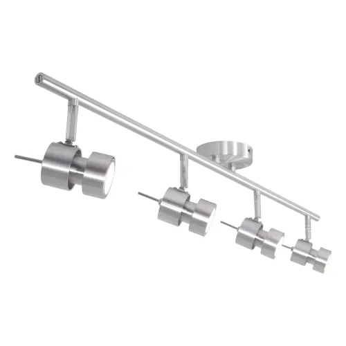 Kup online Srebrna nowoczesna listwa sufitowa regulowane reflektory Steinhauer 7904ST Natasja LED 4x7W 2700K 90cm