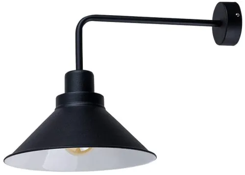 Taniej Czarna lampa ścienna kinkiet Nowodvorski 9151 Craft I E27