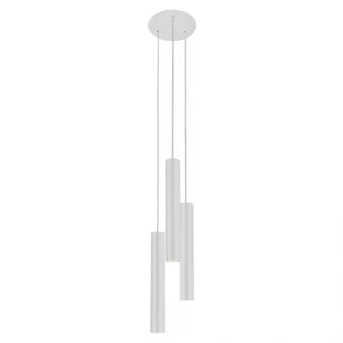 Biała lampa wisząca nad stół trzy walce i okrągła rozeta Nowodvorski 8916 Eye III 3xGU10 20cm x 130cm Bezpieczna płatność