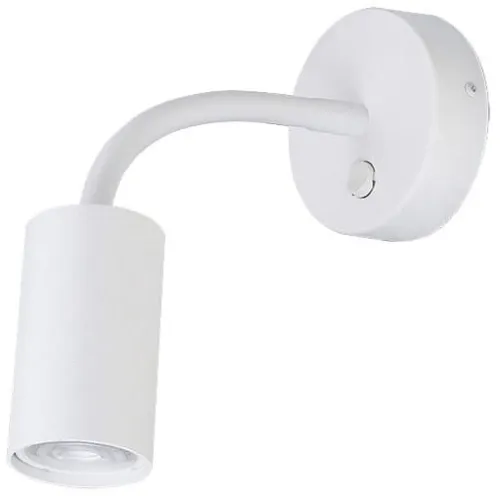 Ograniczona ilość Biała lampa ścienna kinkiet z włącznikiem i giętkim ramieniem Nowodvorski 9070 Eye Flex S GU10