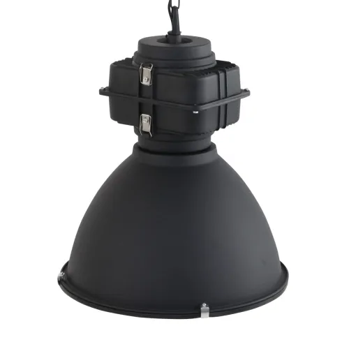 Taniej Czarna industrialna lampa wisząca Mexlite 7779ZW Densi E27 47cm