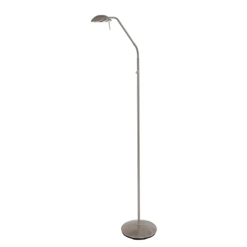 Chromowana prosta lampa podłogowa Mexlite 7501ST Biron LED 6W 3000K 150cm Tylko dziś