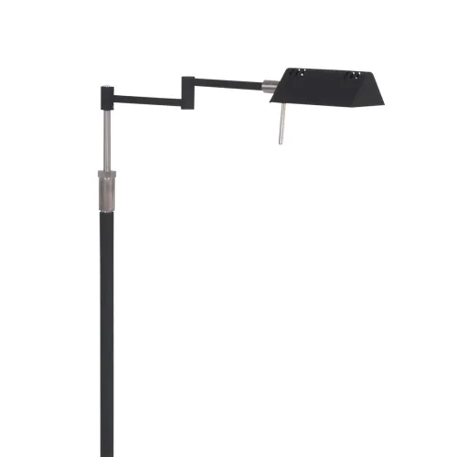 Czarna prosta nowoczesna lampa podłogowa Mexlite 5895ZW Karl LED 10W 3000K 145cm Zniżka