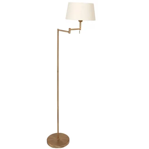 Złota prosta nowoczesna lampa podłogowa Mexlite 5894BR Bella E27 154cm Okazja