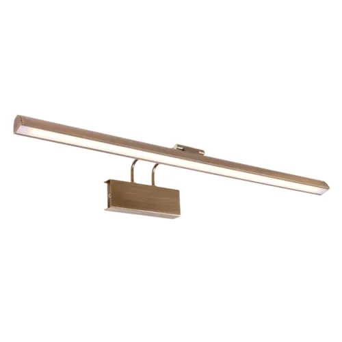 Mosiężna nowoczesna lampa ścienna kinkiet nad obraz Steinhauer 2431BR Litho LED 2x9W 3000K 60cm Bestseller