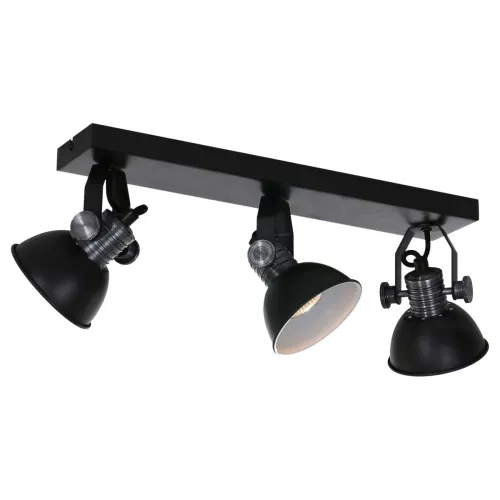 Oferta czasowa Lampa Sufitowa z reflektorami Steinhauer 2134ZW Brooklyn 3xGU10 17cm x 46cm czarny regulowana