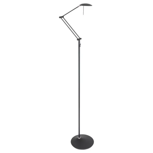 Najlepsza cena Czarna lampa regulowana podłogowa ledowa Steinhauer 2108ZW Zodiac LED 6W 2700K 170cm