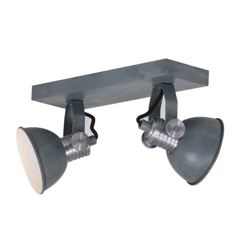 Ekspresowa dostawa Szara klasyczna lampa sufitowa Steinhauer 1534GR Brooklyn 2xGU10 29cm