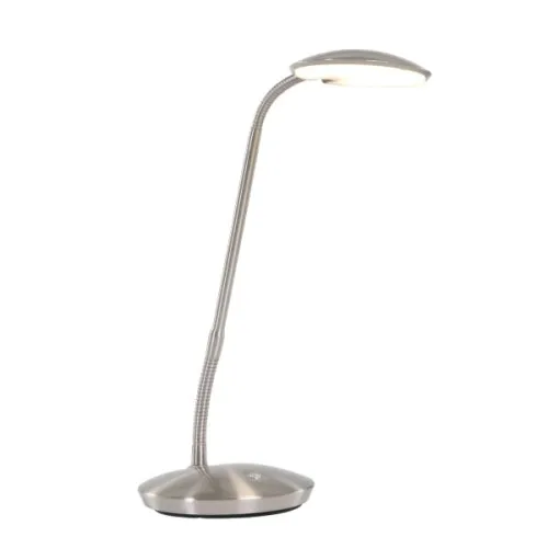 Zamów dziś Srebrna nowoczesna lampa biurkowa ledowa Steinhauer 1470ST Zenith LED 6W 3000K 42cm
