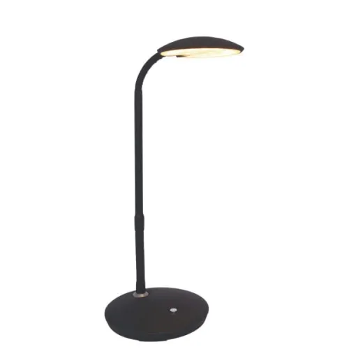 Czarna nowoczesna lampa biurkowa ledowa Steinhauer 1470ZW Zenith LED 6W 3000K 42cm Oferta czasowa