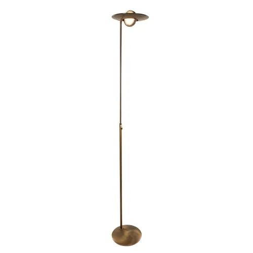 Mosiężna prosta lampa podłogowa ledowa Steinhauer 1477BR Zenith LED 22W 3000K 187cm Tylko do końca tygodnia