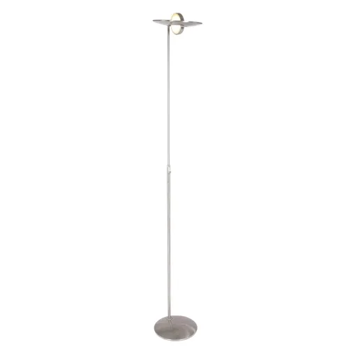 Srebrna prosta lampa podłogowa ledowa Steinhauer 1477ST Zenith LED 22W 3000K 187cm Kup teraz