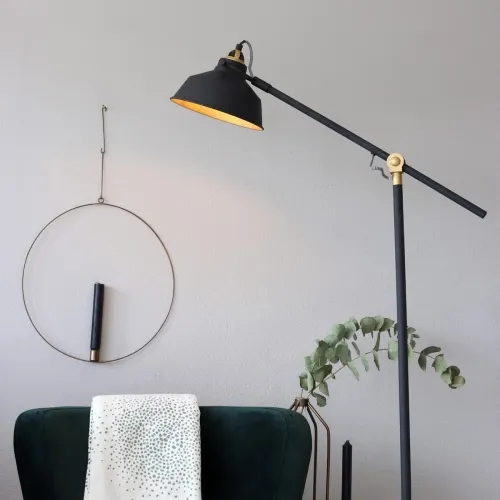 Obniżka ceny Lampa Podłogowa Ruchoma Mexlite 1322ZW Nove E27 172cm x 28cm czarny